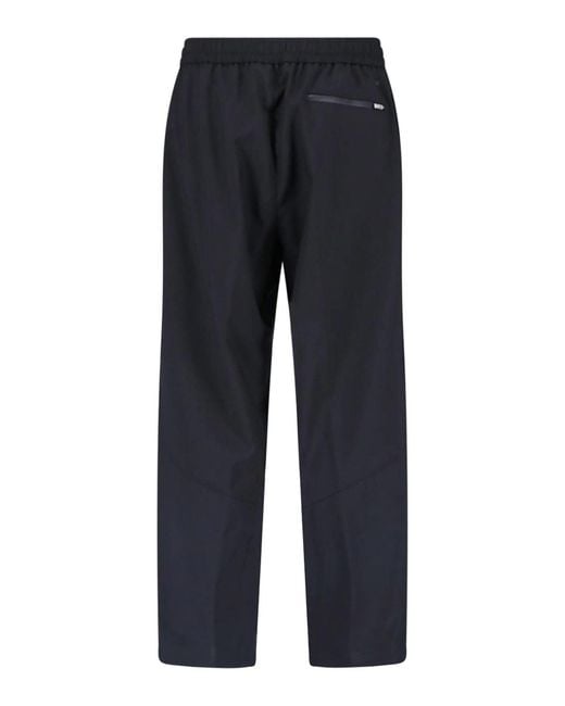 Laminar Blue Wool Blend Trousers for men