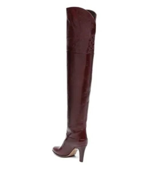 Chloé Brown Eve Overknee Boots