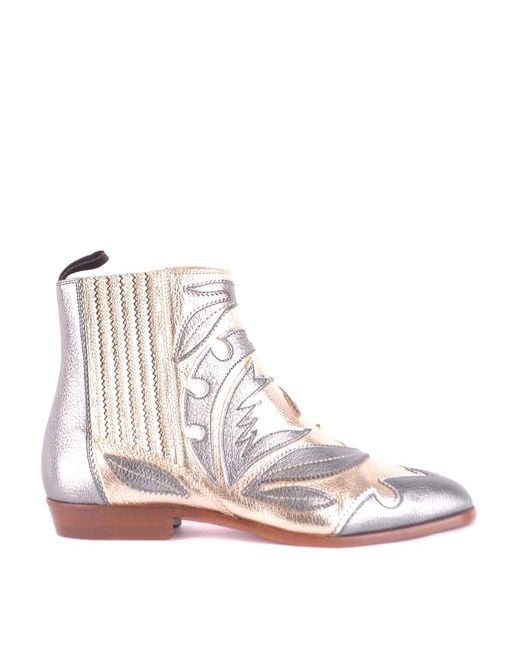 Santoni Pink Booties