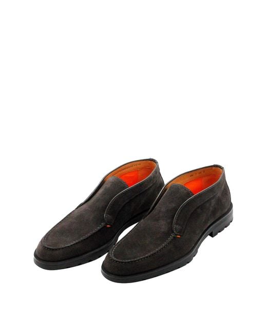 Santoni Black Lace-Ups for men