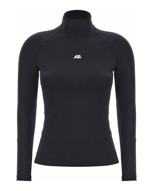 Balenciaga Blue Reflective Top Logo