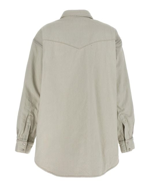 Maison Margiela Gray Padded Overshirt