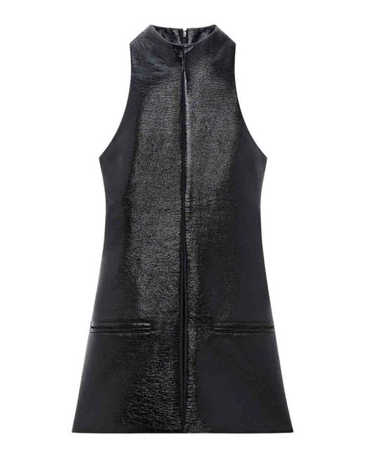 Courreges Black Midi Dresses