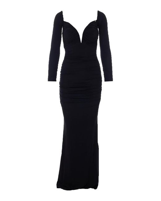 Elisabetta Franchi Blue Carpet Dress