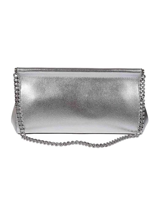 Michael Kors Gray Md Ew Clutch