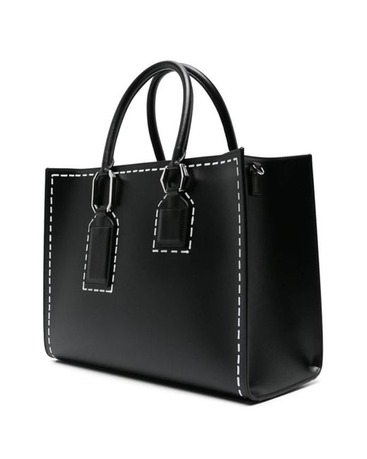 Emporio Armani Black Medium Tote Bag