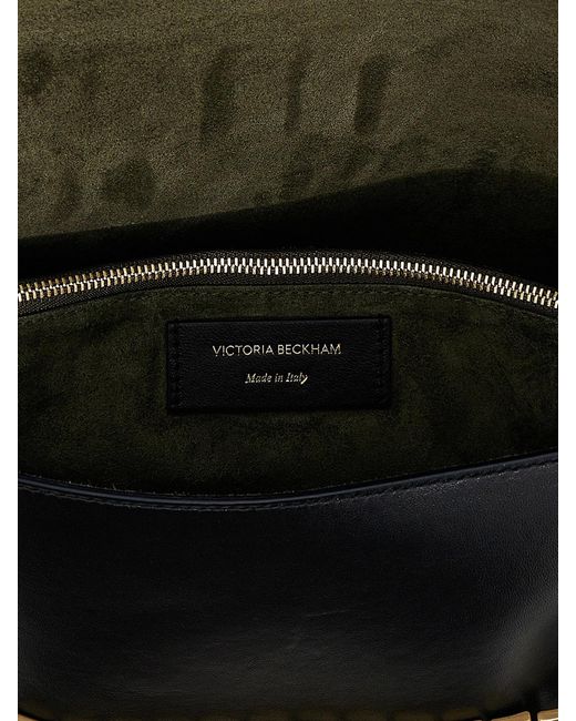 Victoria Beckham Black Chain Clutch