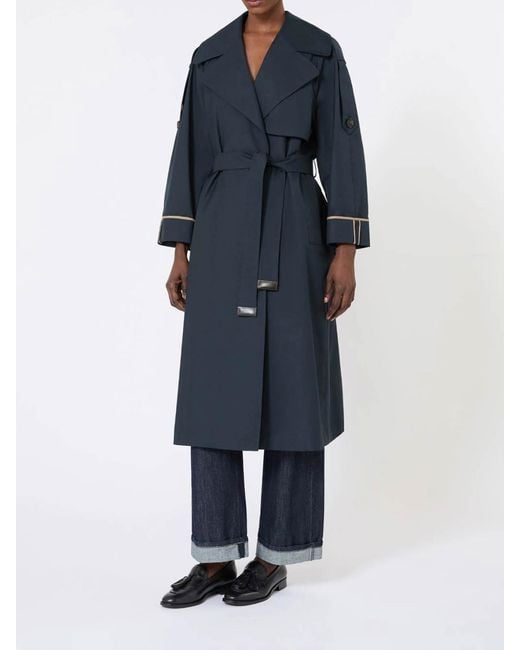 Max Mara Blue Trench