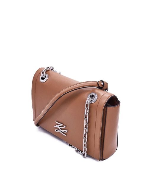 Karl Lagerfeld Brown K/Autograph Shoulder Bag