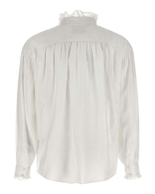 Isabel Marant White Pamias" Top
