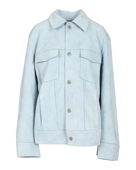 AMI Blue Suede Jacket