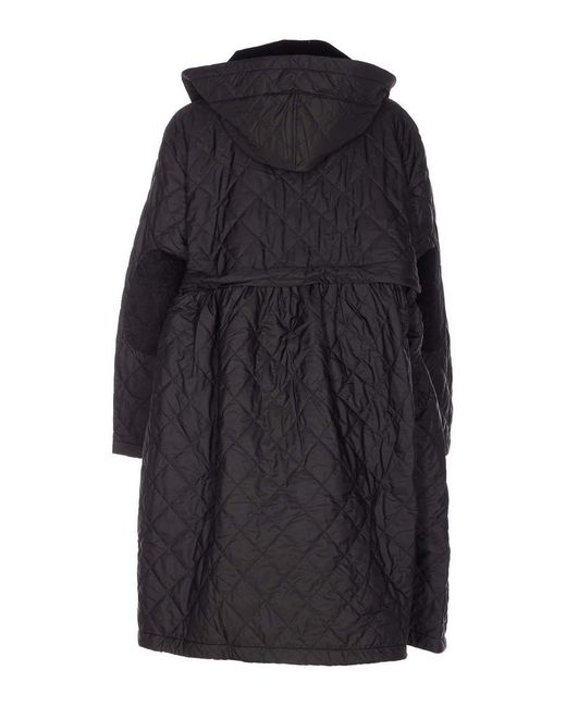 Barbour Black Quilted Down Jacket