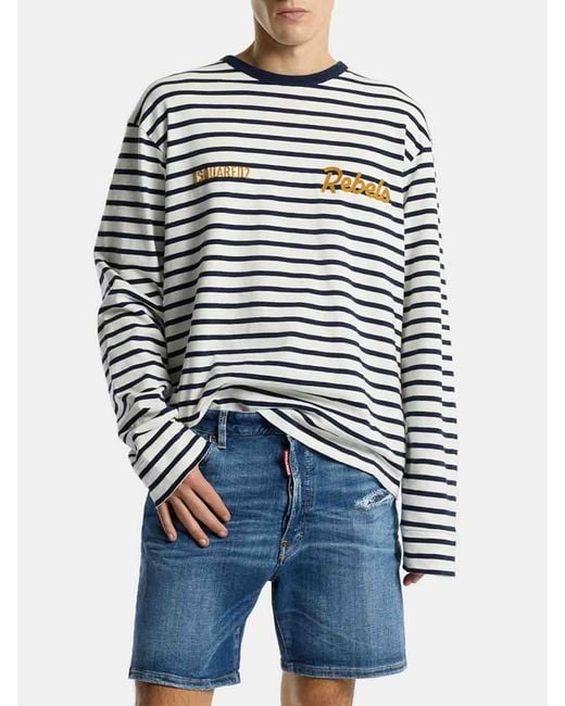 DSquared² Blue Trousers for men