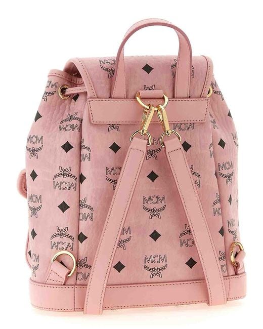 MCM Pink Mini Backpack