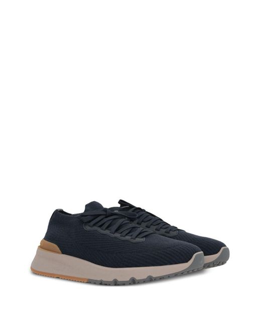 Brunello Cucinelli Blue Sneaker for men