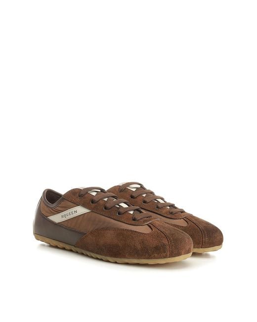McQueen Brown Boxe Sneaker for men