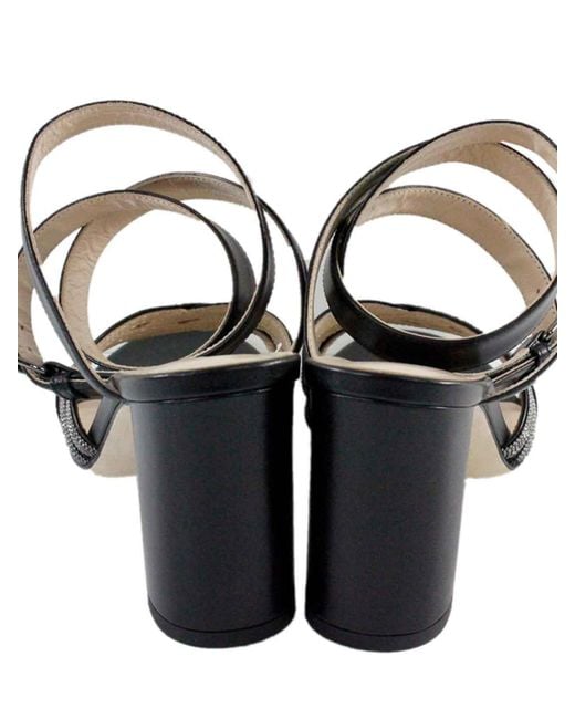 Fabiana Filippi Black Sandals
