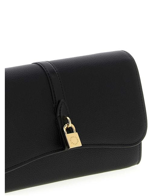 Stella McCartney Black Ryder Wallet On Chain