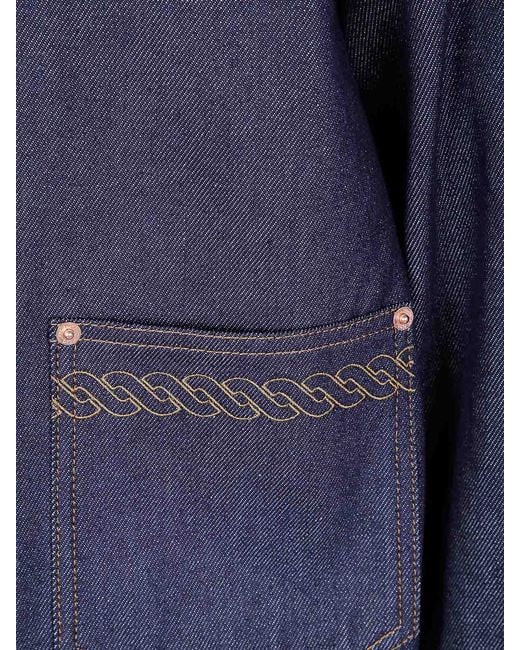 Drole de Monsieur Blue La Veste Denim Brut Jacket for men