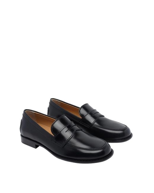 Tod's Black Tods Metal Dots Loafers