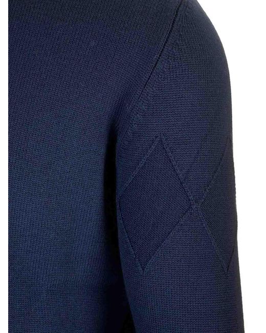 Ballantyne Blue Turtleneck Sweater for men
