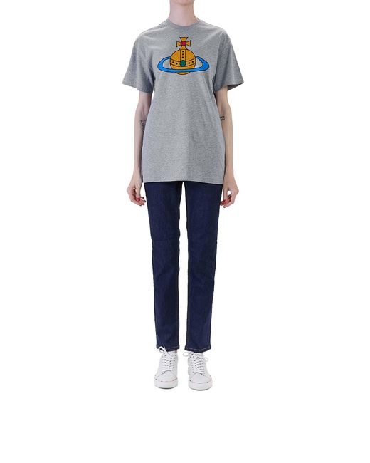 Vivienne Westwood Gray Oversized Classic Tshirt