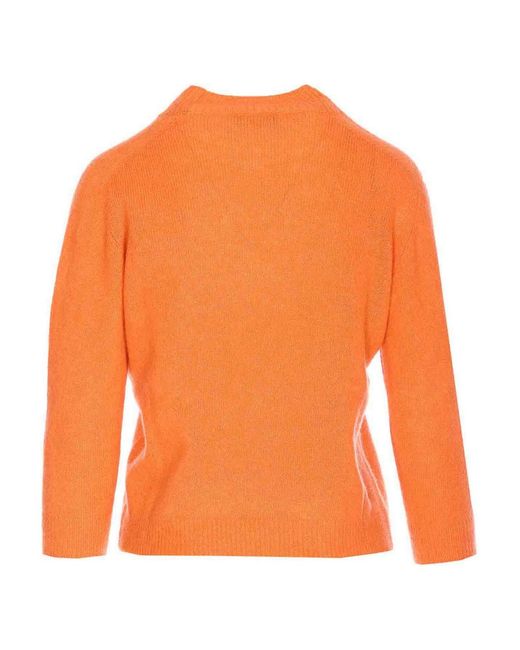 Roberto Collina Orange Crewneck