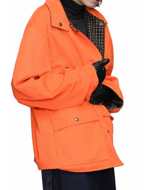 Maison Margiela Orange Reversible Sports Jacket