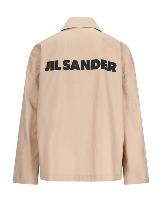 Jil Sander Natural Logo Jacket for men