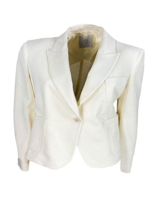 Eleventy White Jackets 54Co 40Vi 6Pa