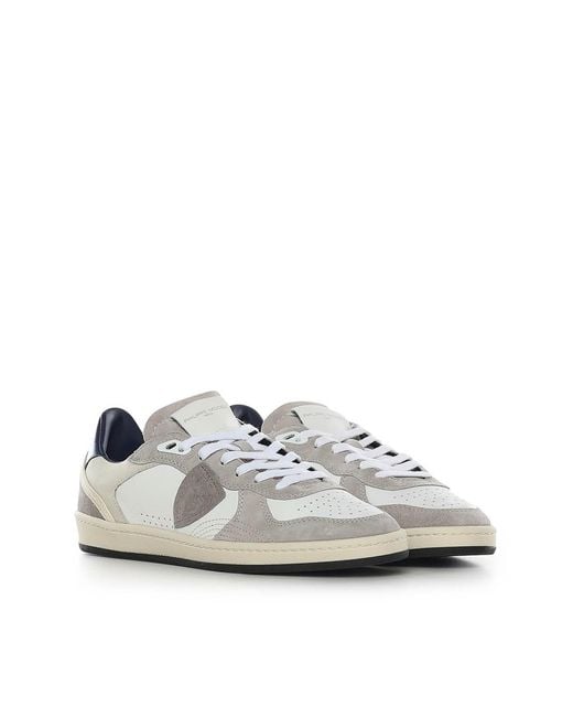 Philippe Model White Pgal Leather Sneaker for men