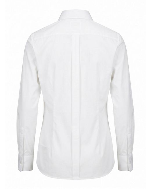 Dolce & Gabbana White Tuxedo Shirt
