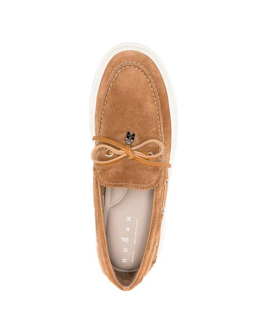 Hogan Natural Loafers