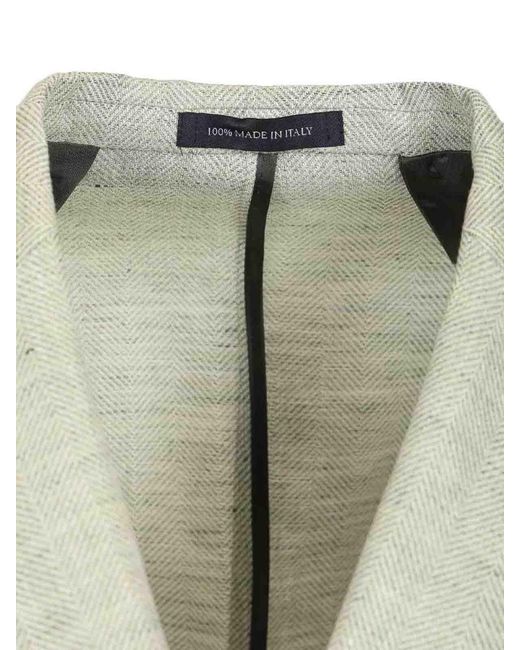 Sartoria Latorre Gray Double-Breasted Blazer