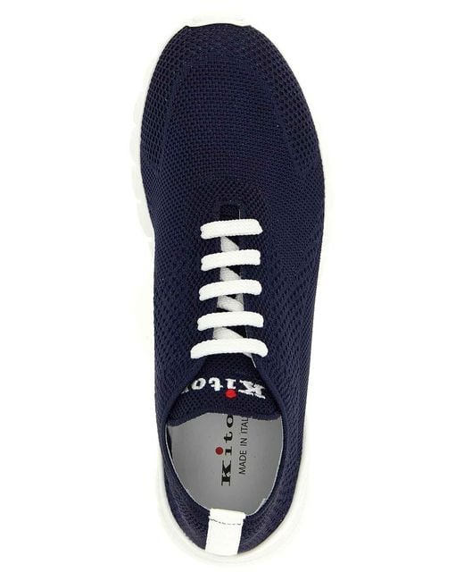 Kiton Blue Fits Sneakers for men