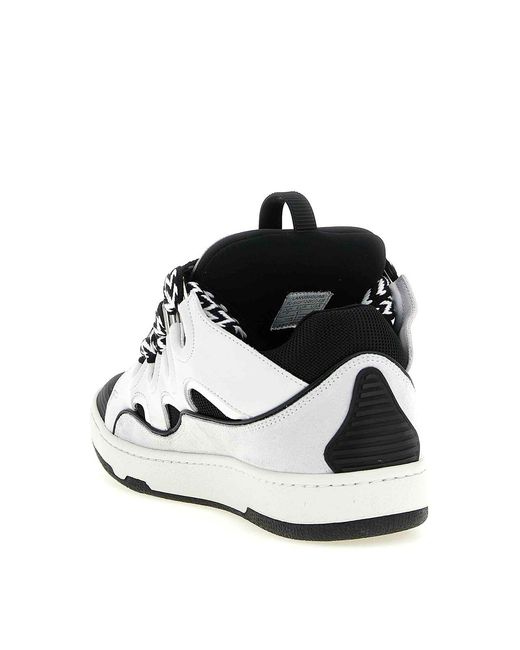 Lanvin White Curb Sneakers for men