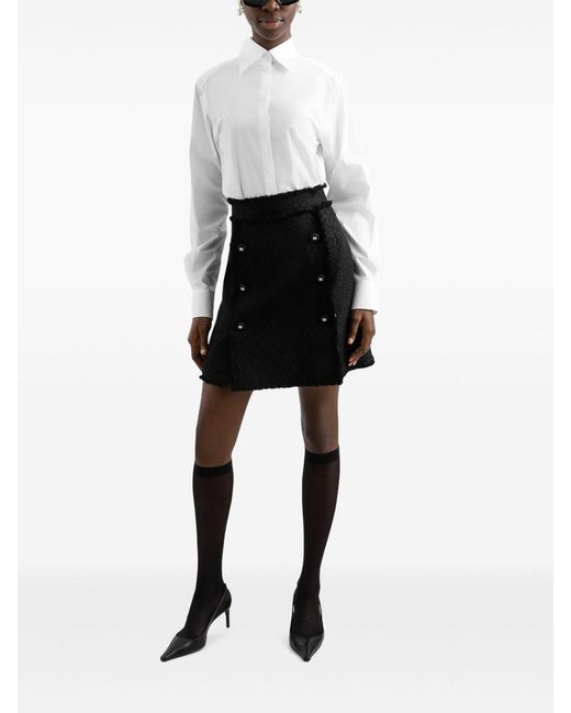 Dolce & Gabbana Black Short Skirts