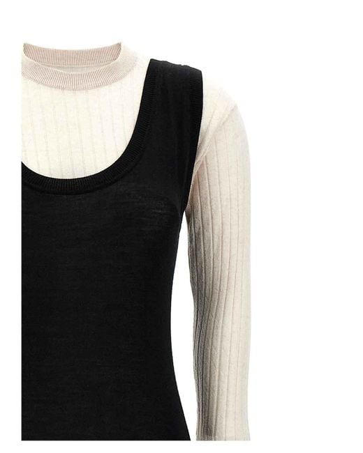Marni Black Multi-Layered Dress