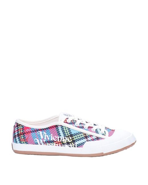 Vivienne Westwood White Animal Gym Shoes for men
