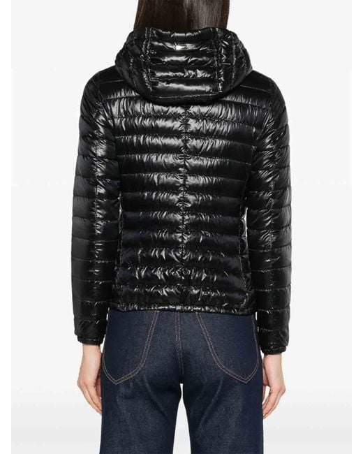 Herno Black Nylon Short Down Jacket