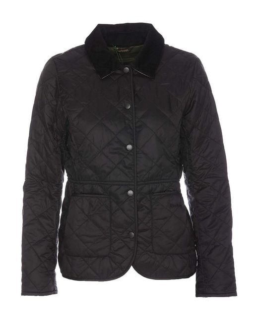 Barbour Black Deveron Quilted Jacket