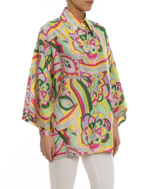 Dolce & Gabbana Multicolor Reinassance Chemisier
