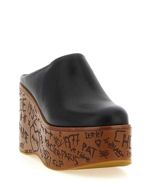 Chloé Brown Maxime' Wedges