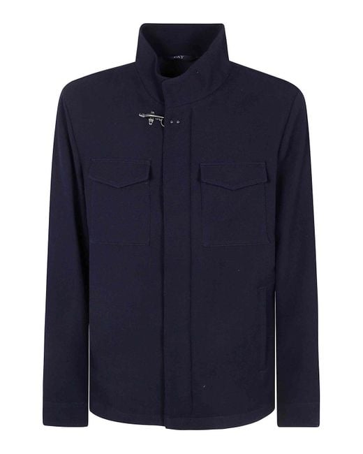 Fay Blue Jacket for men