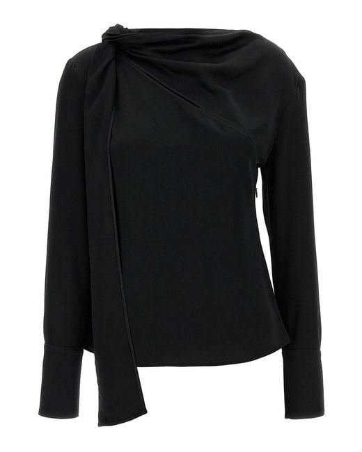 Givenchy Black Viscose Blouse