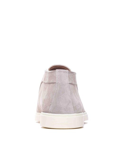 Santoni Natural Desert Ankle Boots
