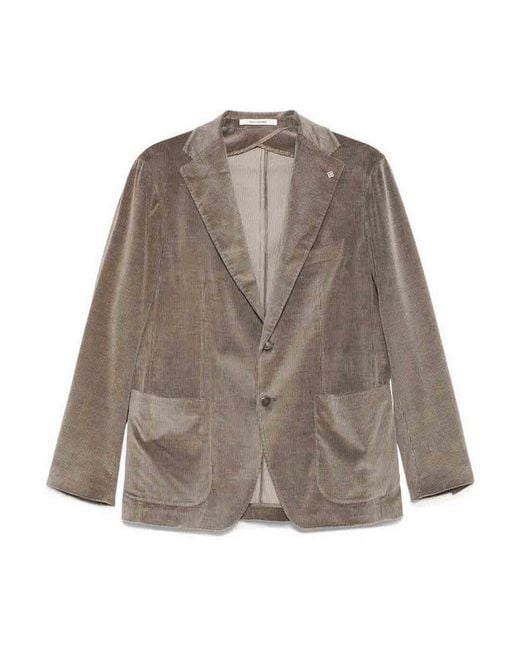 Tagliatore Brown Montecarlo Blazer for men