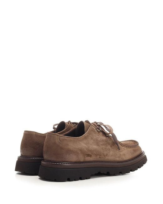 Corvari Brown Suede Tank Paraboot for men