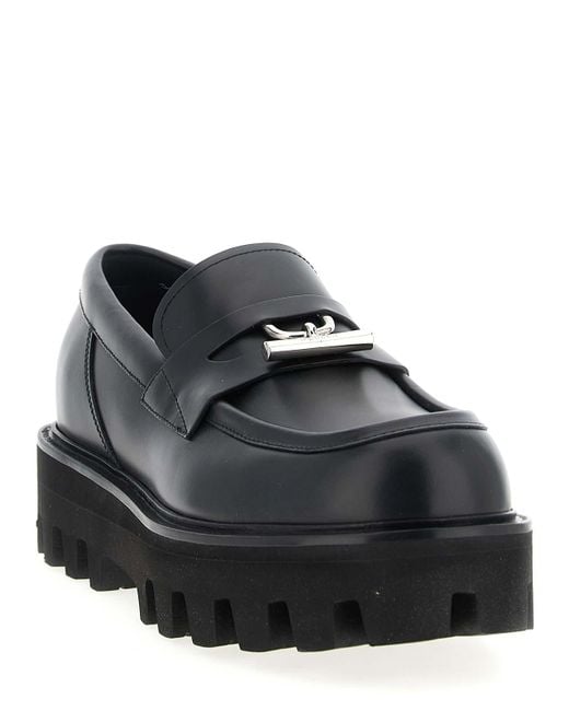 Alexander McQueen Black Parachute Loafers for men