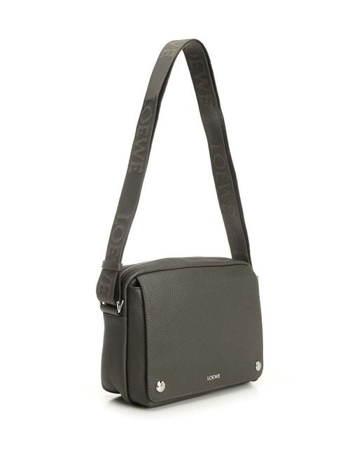 Loewe Gray Medium Messenger Bag for men